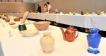 会員の力作が並ぶ会場