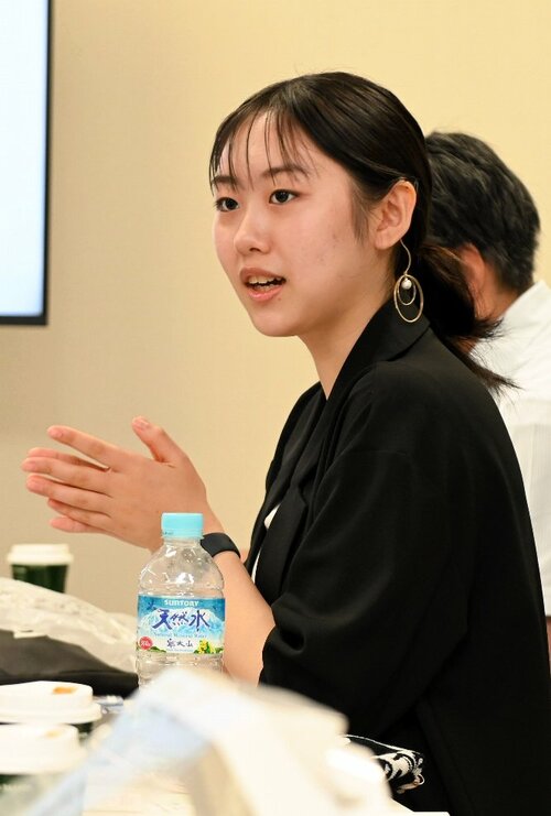 自身の経験を語る水野さん