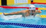 　男子２００メートルバタフライ決勝　力泳する優勝した寺門弦輝＝東京アクアティクスセンター