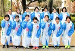 県記録更新を目指して意気込む鳥取県チーム＝たけびしスタジアム京都