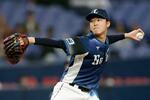 　オリックス戦に先発した西武・菅井＝京セラドーム