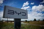 　中国の電気自動車、比亜迪（ＢＹＤ）の工場用地＝１１月（ロイター＝共同）
