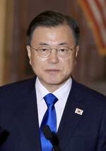 　韓国の文在寅前大統領（ロイター＝共同）