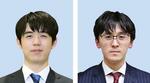 　藤井聡太叡王（左）、伊藤匠七段