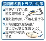 股関節の肌トラブル対策