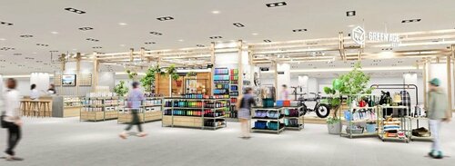 「ＧＲＥＥＮ　ＡＧＥ」の売り場（一部）のイメージ