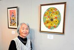 押し花の魅力を語る白岩代表