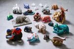 　「Ｒｅ―Ｂｅａｒ　Ｐｒｏｊｅｃｔ」で生まれ変わった木彫り熊（野原肇氏撮影）